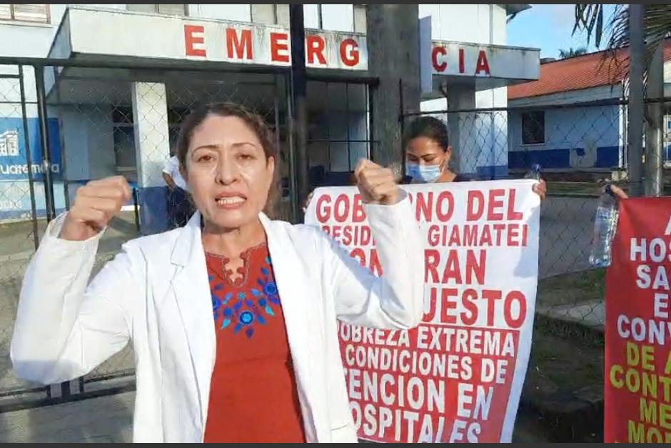 La doctora Griselda L&oacute;pez critic&oacute; de nuevo al presidente Alejandro Giammattei. (Foto: Captura de pantalla)