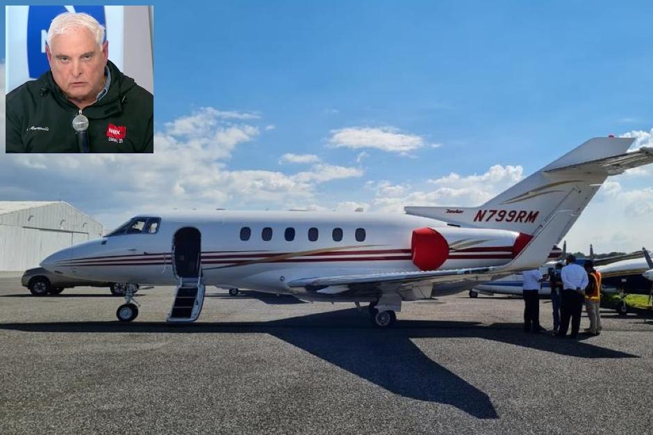 El expresidente Ricardo Martinelli reclamó el avión de su propiedad. (Fotos: archivo )&nbsp;