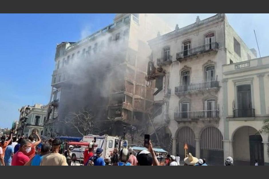 Ocho personas fueron reportadas fallecidas tras la explosión del Hotel Saratoga en La Habana, Cuba. (Foto: Cuba Debate)&nbsp;