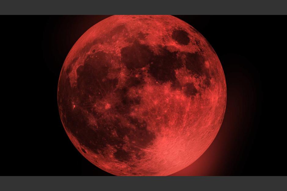 El máximo punto de exposición del Eclipse Lunar Total será alrededor de las 20:27 horas. (Foto: Kiro 7)