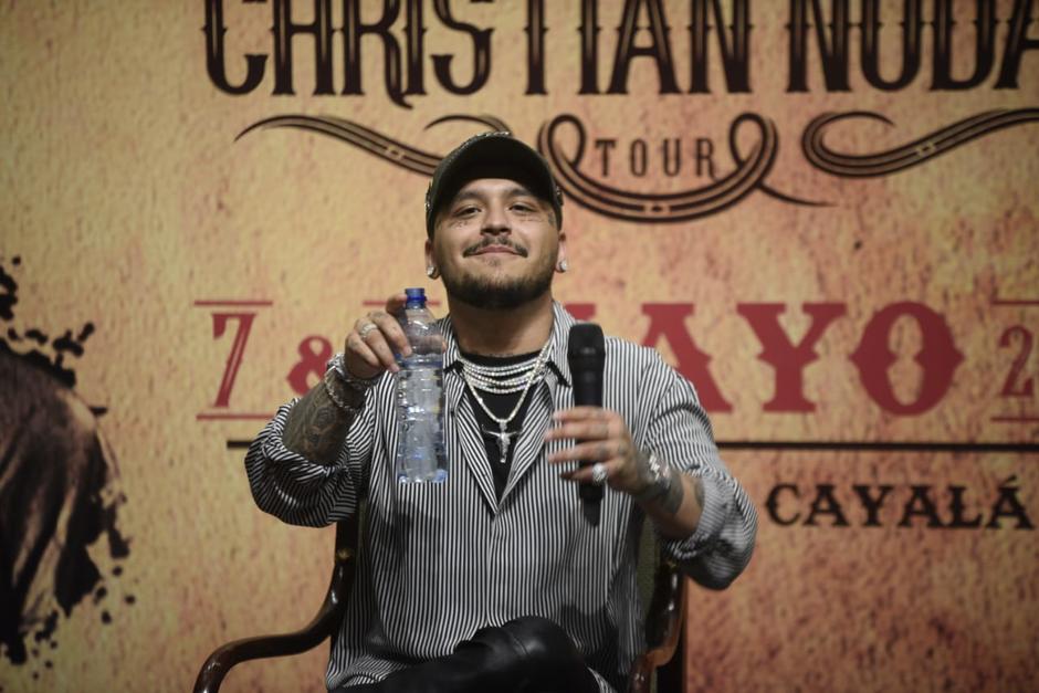 Christian Nodal se presentará este 7 de mayo en Explanada Cayalá y ofrece subirse al escenario a las 9:30 de la noche. (Foto: Wilder López/Soy502)