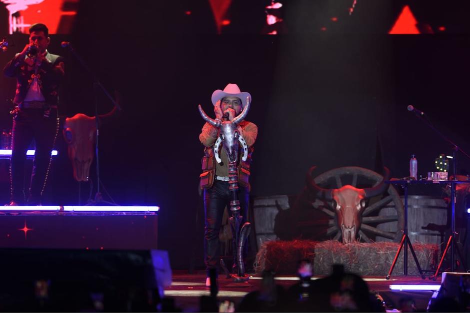 Christian Nodal ofreció un concierto en Guatemala el sábado 7 de mayo. (Foto: Wilder López/Soy502)