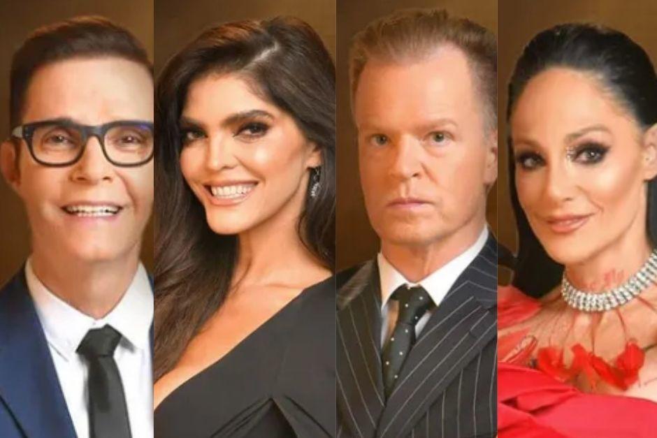 Lolita Cort&eacute;s, Arturo L&oacute;pez-Gavito, Ana B&aacute;rbara y Horacio Villalobos, son los jueces de "La Academia 20 a&ntilde;os". (Foto: La Academia)