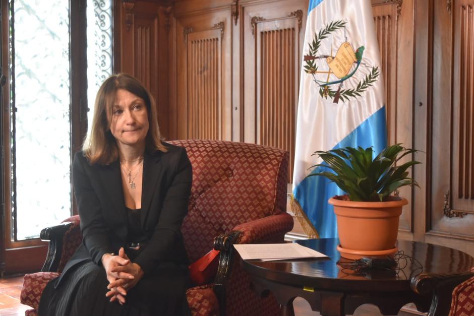 Oksana Dramaretska presentó sus cartas credenciales como embajadora de Ucrania en Guatemala. (Foto: Cortesía/Soy502)&nbsp;