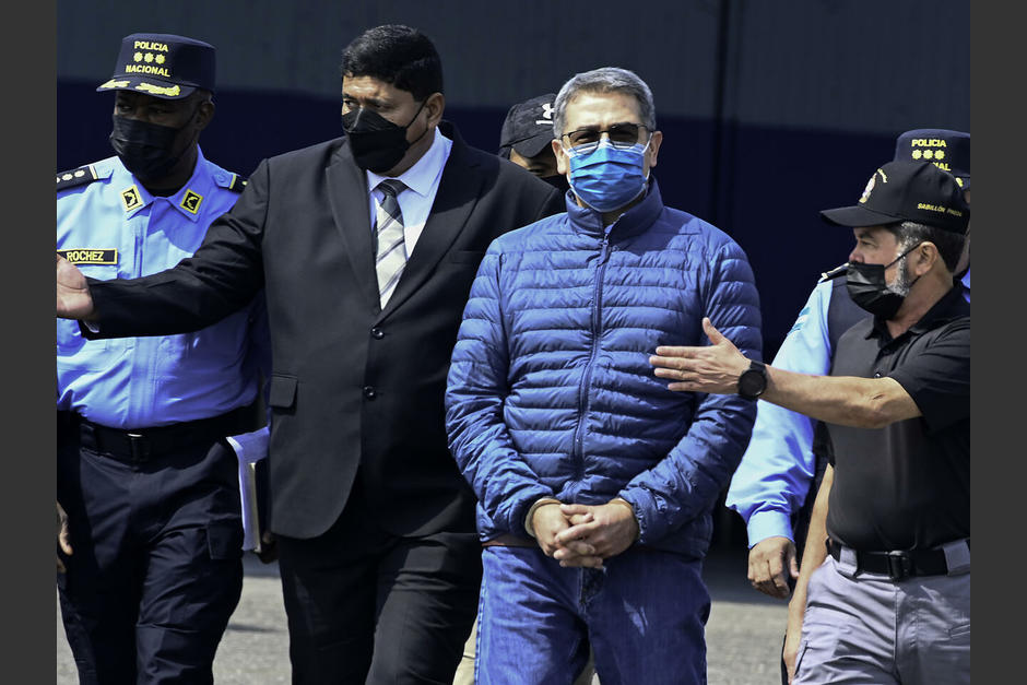El expresidente de Honduras, Juan Orlando Hernández, fue extraditado a EE.UU. el 21 de febrero de este año. (Foto: AFP)