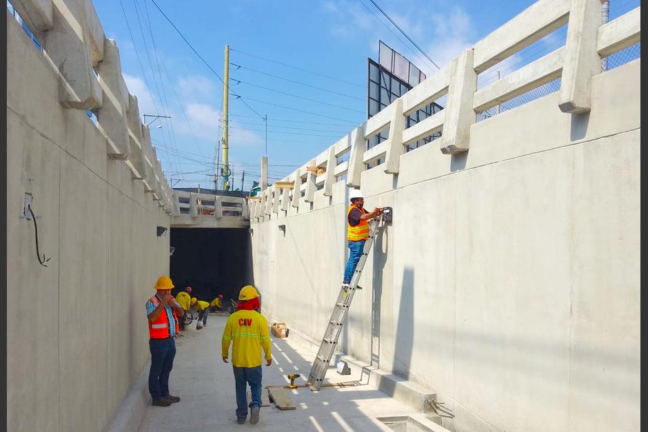 La obra estar&aacute; concluida en los pr&oacute;ximos d&iacute;as y pronto se podr&aacute; utilizar. (Foto: Covial)