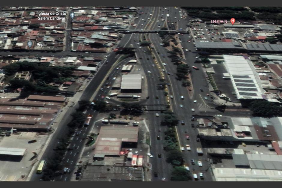 La obra pasar&aacute; sobre las calzadas Roosevelt y San Juan y se iniciar&aacute; a construir en los pr&oacute;ximos meses. (Foto: Google Earth)