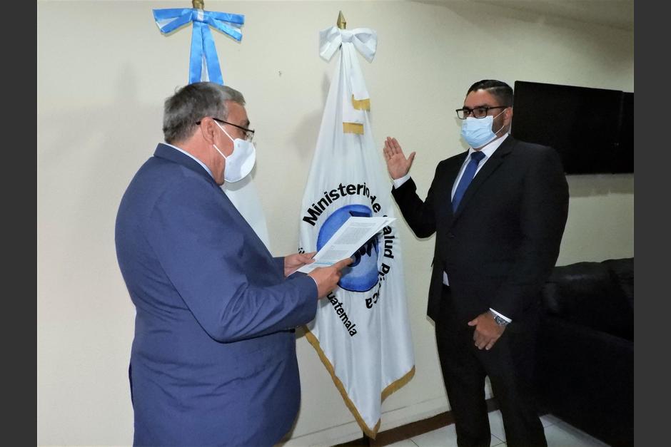 Gerardo David Hernández fue juramentado como viceministro de Hospitales del Ministerio de Salud. (Foto: Ministerio de Salud)&nbsp;