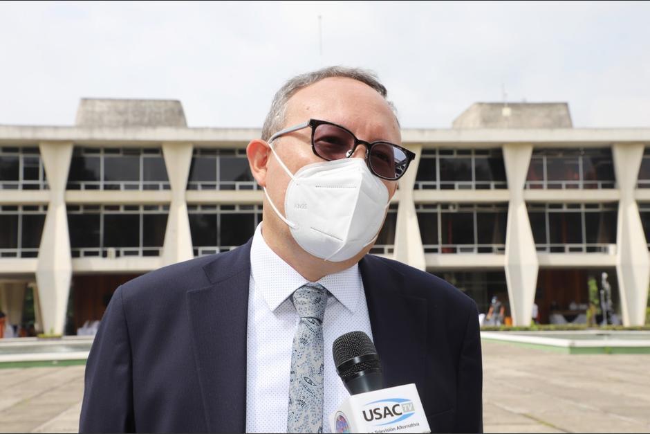 Pablo Oliva es el Rector interino de la Usac. (Foto: Soy Usac)&nbsp;