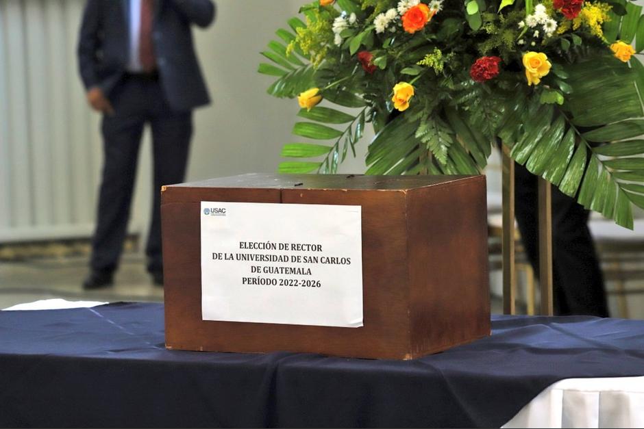 Estudiantes han manifestado su rechazo a la elecci&oacute;n de rector que se realiz&oacute; el pasado 14 de mayo. (Foto: Soy Usac)&nbsp;