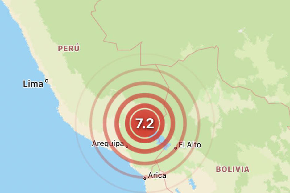 El sismo causó alarma en la zona fronteriza con Bolívia. (Foto: SkyAlert/Soy502)&nbsp;