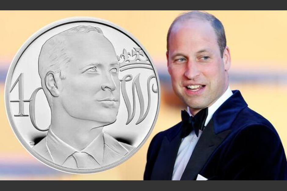 Así será la moneda conmemorativa por el cumpleaños del príncipe Guillermo. (Foto: Daily Express)