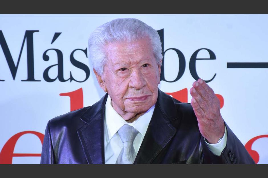 El primer actor mexicano Ignacio López Tarso, de 97 años, fue hospitalizado de emergencia en la Ciudad de México. (Foto:Unotv.com)