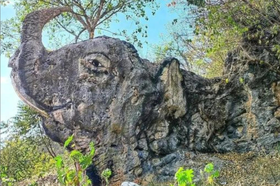 La piedra natural llama la atención de muchos. (Foto: Guatemaya Travels)