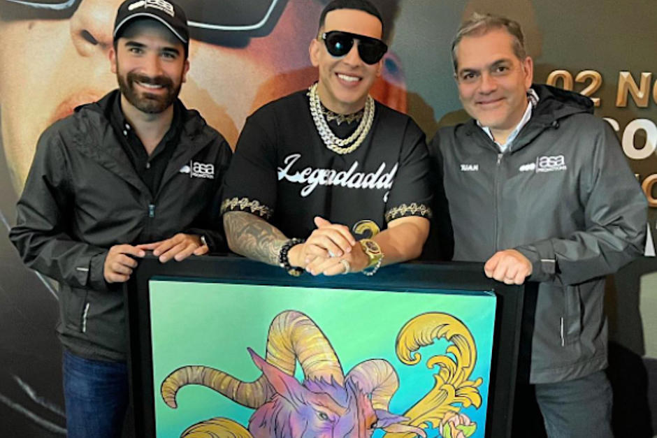 Un artista guateamlteco realizó una obra para Daddy Yankee. (Foto: Spaint)