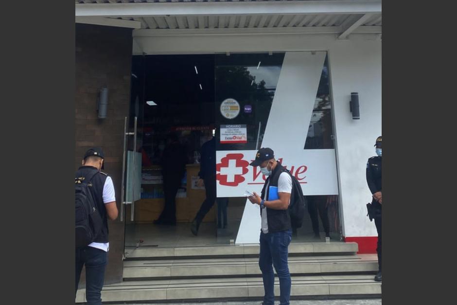 Nueve sedes de la Farmacia Value fueron allanadas por el MP. (Foto: Ministerio P&uacute;blico)&nbsp;