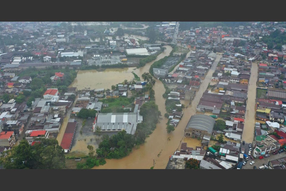 Cob&aacute;n Alta Verapaz, es uno de los lugares m&aacute;s afectados por la depresi&oacute;n Julia. (Foto: Municipalidad de Cob&aacute;n)