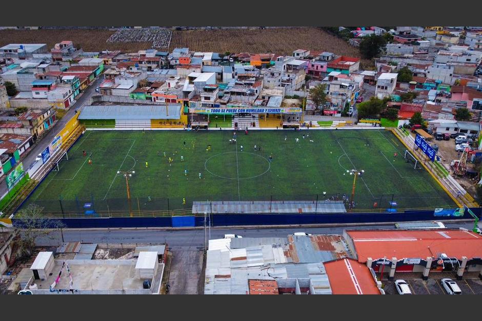El inconveniente se produjo tras el final del partido que se disputó en San José Pinula. (Foto: Juventud Pinulteca)