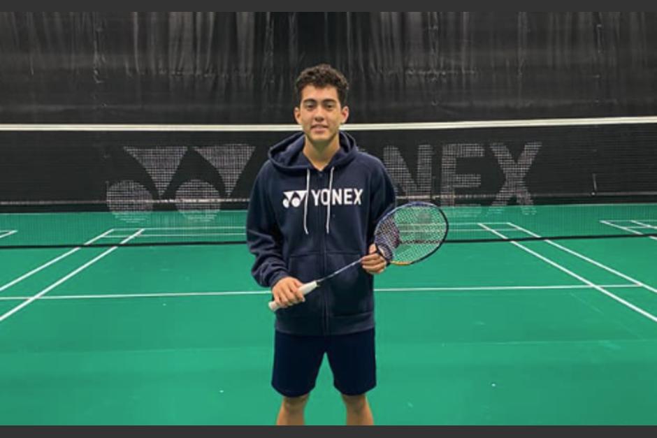 Yeison del Cid fue invitado a entrenar al Centro de Excelencia de B&aacute;dminton en Dinamarca. (Foto: Instagram)