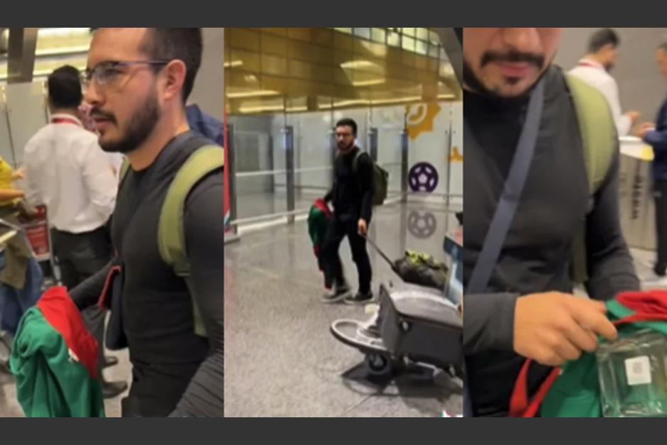 Mexicanos presumieron en sus redes sociales que ingresaron alcohol a Qatar a pesar de las restricciones. (Foto: Captura de pantalla)