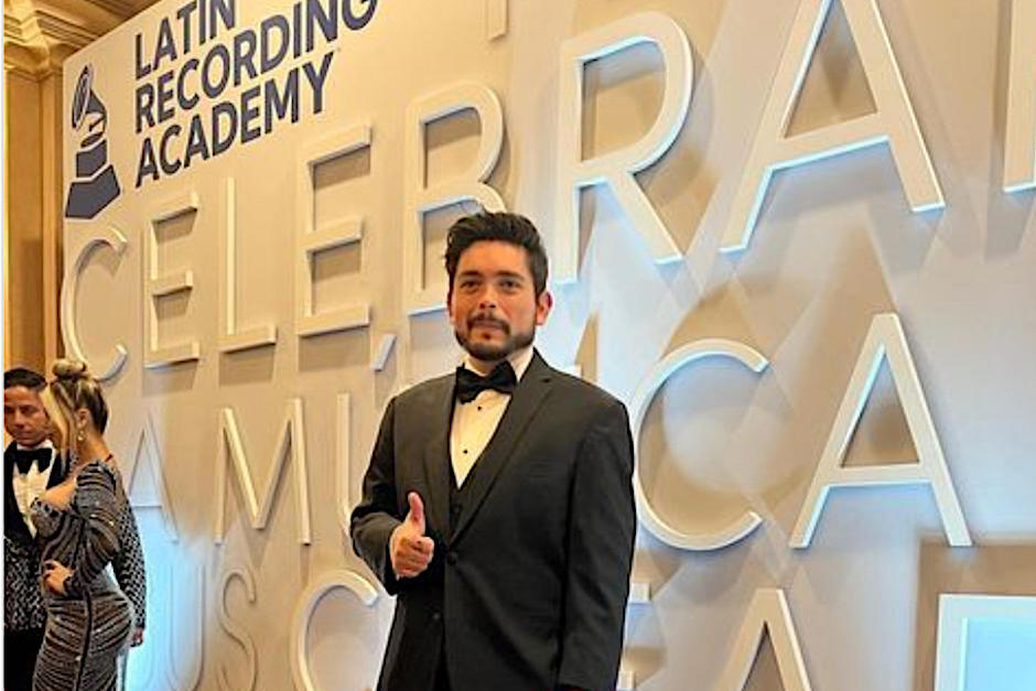 Samayoa asistió a la gala de los Latin Grammy como miembro votante. (Foto: Samayoa)