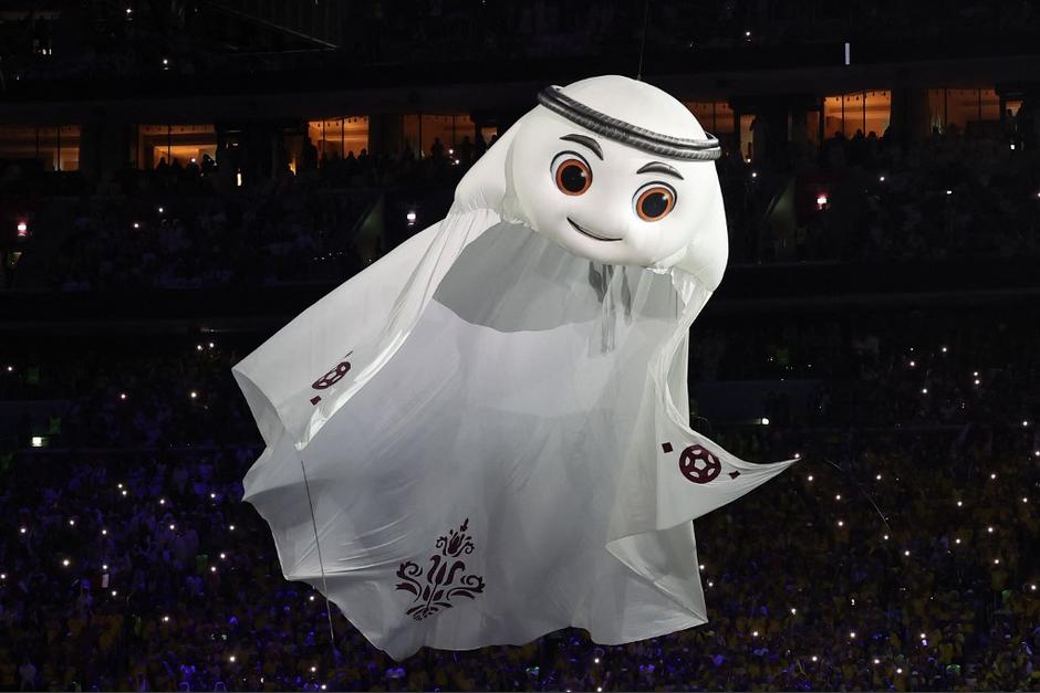 La'eeb es la mascota oficial del Mundial Qatar 2022. (Foto: AFP)