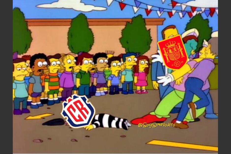 Espa&ntilde;a gole&oacute; a Costa Rica 7 goles a 0 y los memes se hicieron presentes. (Foto: redes sociales)