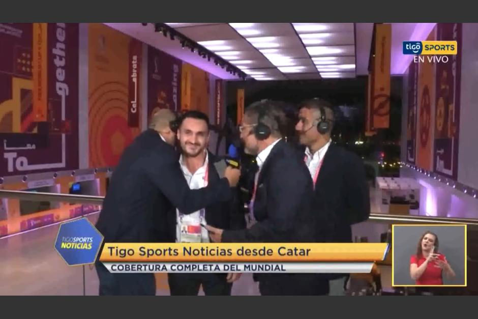 Los periodistas costarricenses estuvieron al borde de las lágrimas por la derrota. (Captura Video)