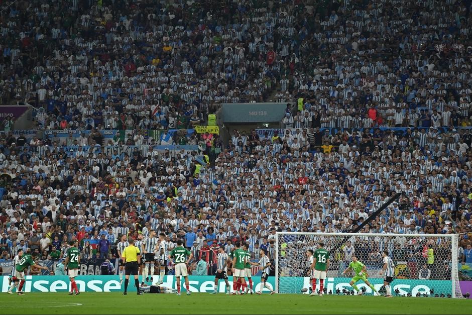 El partido de Argentina-M&eacute;xico fue uno de los principales atractivos de este fin de semana en el Mundial de Qatar. (Foto: AfP)&nbsp;