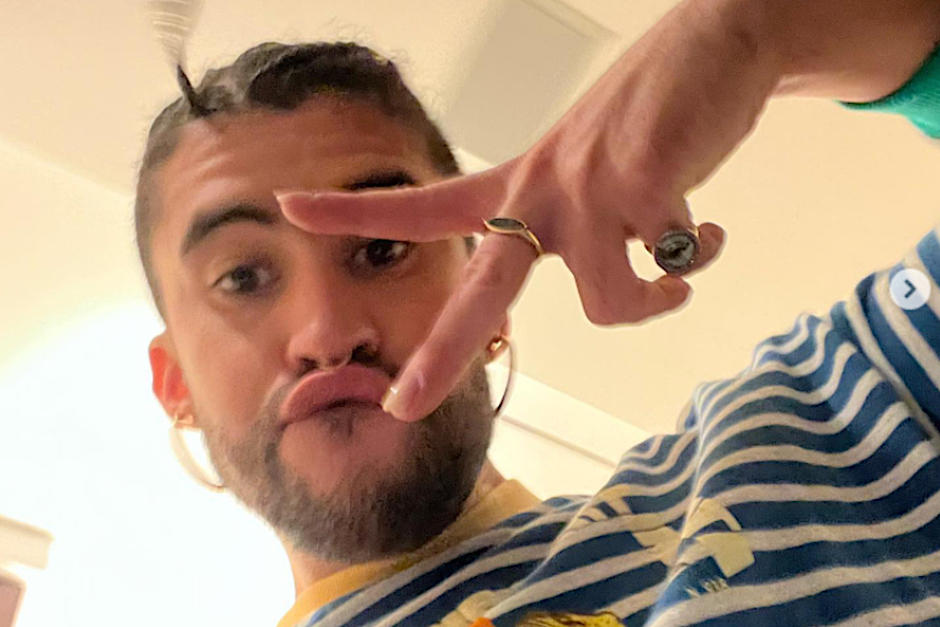Bad Bunny se traslad&oacute; as&iacute; por el pa&iacute;s vecino. (Foto: Instagram)