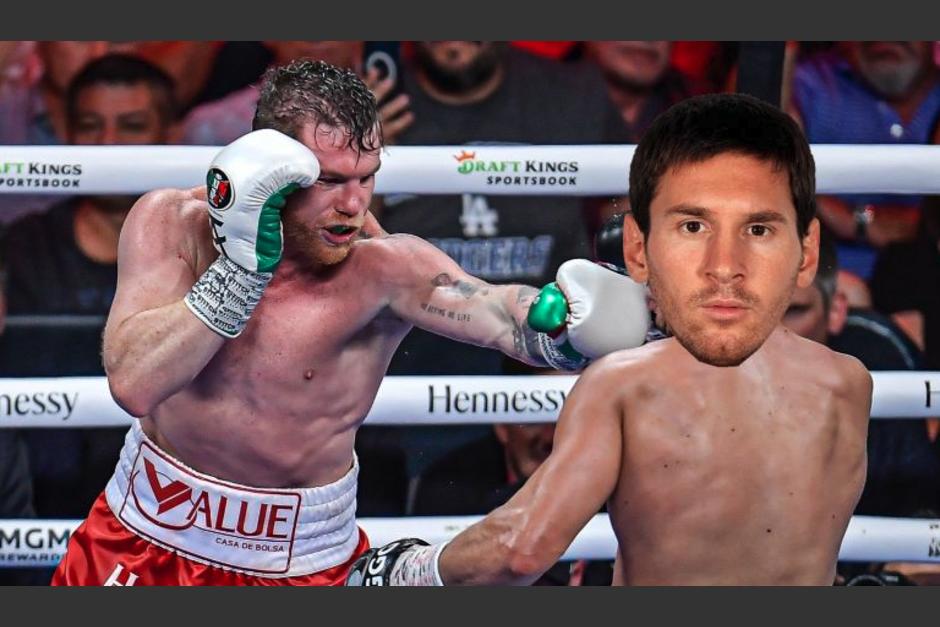 La "amenaza" de Canelo Álvarez a Messi por "patear" camisola mexicana desató una ola de memes. (Foto: Periódico AM)