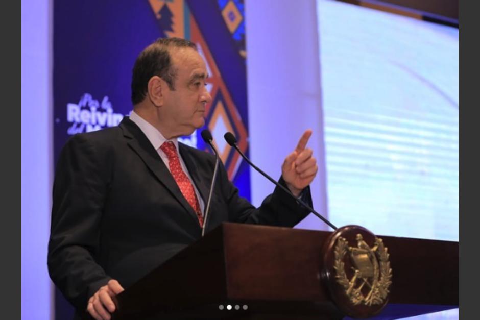 El presidente Alejandro Giammattei estuvo hospitalizado. (Foto: Gobierno de Guatemala)