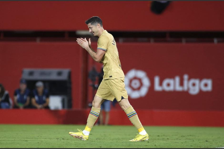 Robert Lewandowski protagoniz&oacute;, de nuevo, el partido del Barcelona: anot&oacute; un golazo y le dio el triunfo a su equipo. (Foto: AFP)