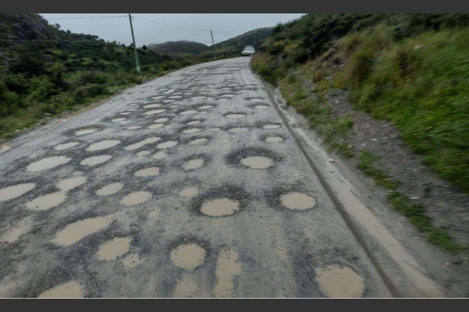 Las carreteras en Huehuetenango est&aacute;n severamente afectadas. (Foto: Prensa Comunitaria)