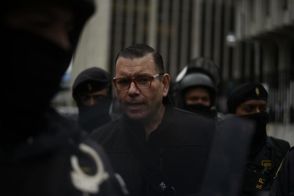 La audiencia de primera declaraci&oacute;n de Manuel Baldiz&oacute;n fue suspendida. (Foto: Wilder L&oacute;pez/Soy502)