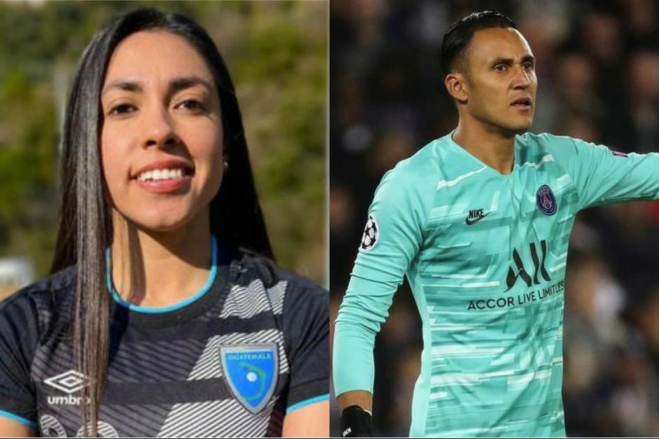 Ana Luc&iacute;a Mart&iacute;nez y Keylor Navas compartieron un logro en el instituto Johan Cruyff. (Foto: Redes sociales)