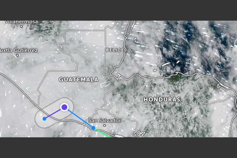 Julia se degrad&oacute; y ahora es remanente informa el Insivumeh. (Foto: captura de pantalla)