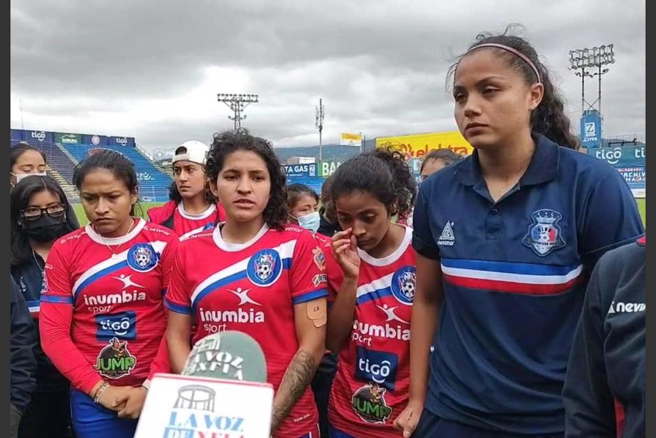 Las deportistas tomaron la decisi&oacute;n de expresar su situaci&oacute;n ante los medios locales. (Foto: La Voz de Xela)