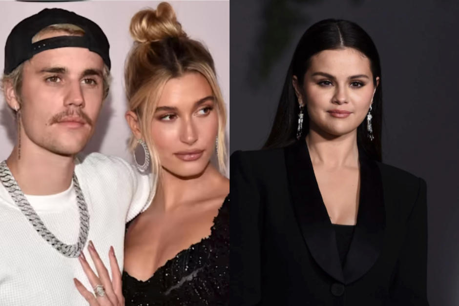 Hailey Bieber y Selena sorprendieron al posar juntas. (Fotos: AFP)