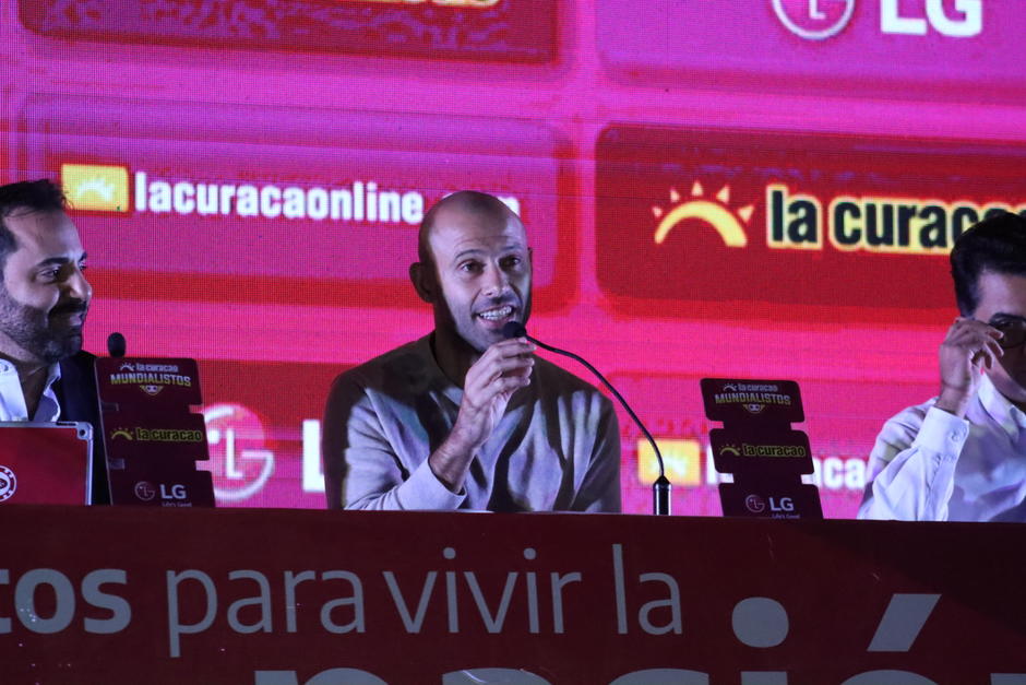 Javier Mascherano en su visita a Guatemala habló sobre el momento que atraviesa el Barcelona. (Foto: Cindy Alonzo Soy502)