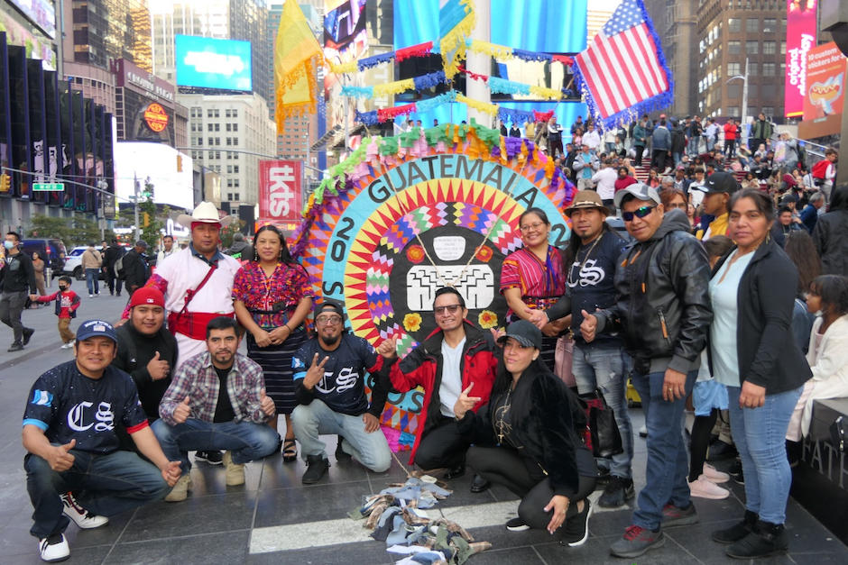 El barrilete conmemora el d&iacute;a de los muertos de Guatemala. (Foto: Jose Luios Lopez/CHapines NY)