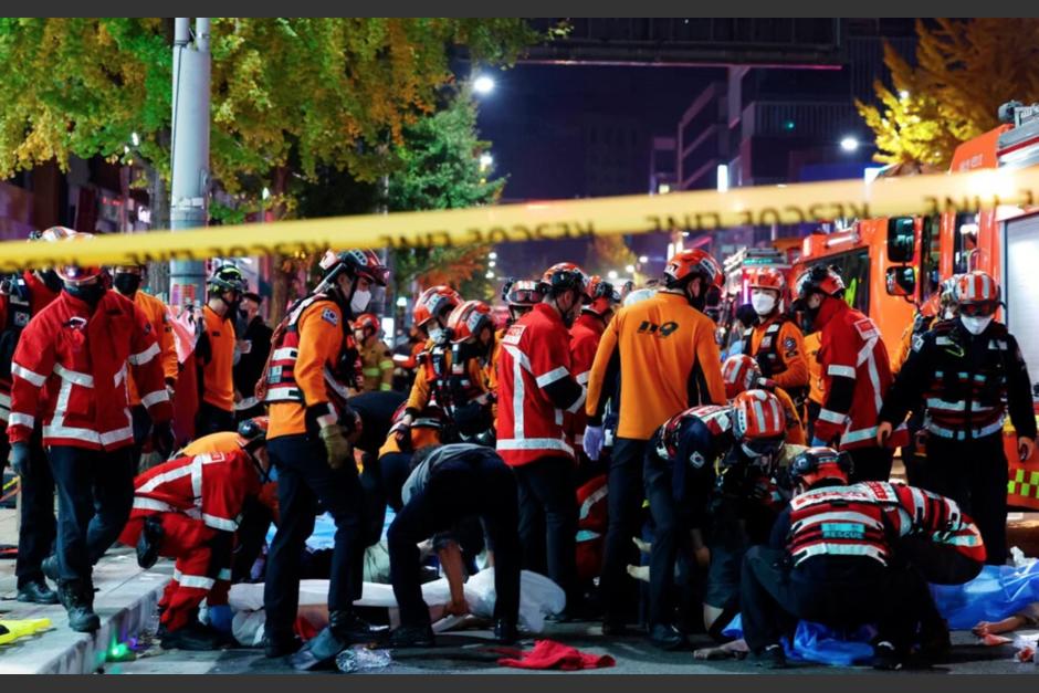 Una estampida en Corea del Sur dej&oacute; m&aacute;s de cien personas fallecidas. (Foto: Reporte &Iacute;ndigo)