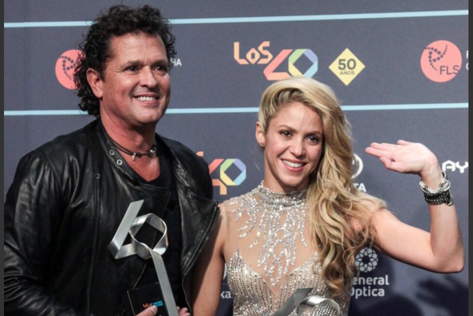 Carlos Vives mostró su apoyo a Shakira con un peculiar gesto mientras cantaba. (Foto: Arte &amp; Medio)