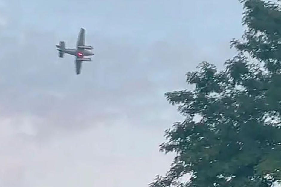 LA nave vol&oacute; en c&iacute;rculos por m&aacute;s de una hora. (Foto: Oficial)