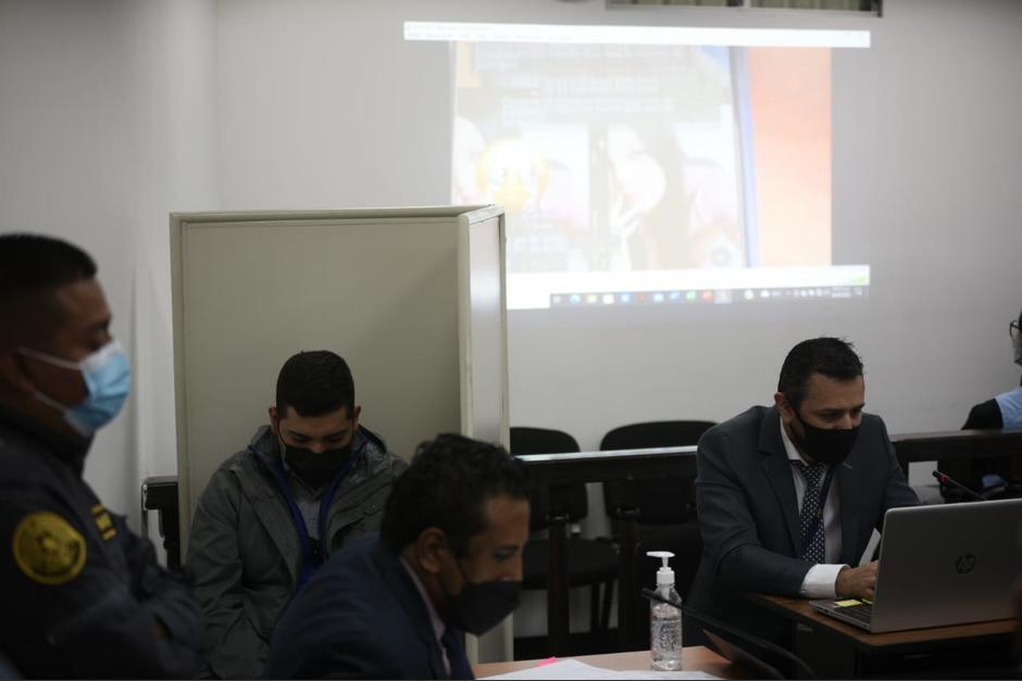 El Ministerio P&uacute;blico continu&oacute; reproduciendo conversaciones entre Jorge Zea y Luz Mar&iacute;a. (Foto: Wilder L&oacute;pez / Soy502)&nbsp;