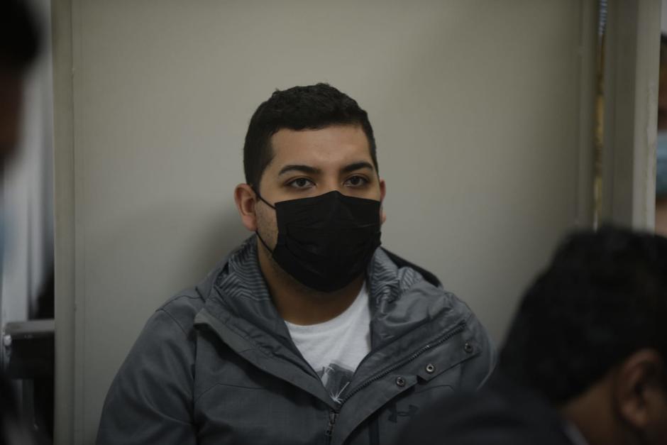 Jorge Zea, acusado por el femicidio de su esposa, Luz Mar&iacute;a, durante el juicio en su contra. (Foto: Wilder L&oacute;pez /Soy502)