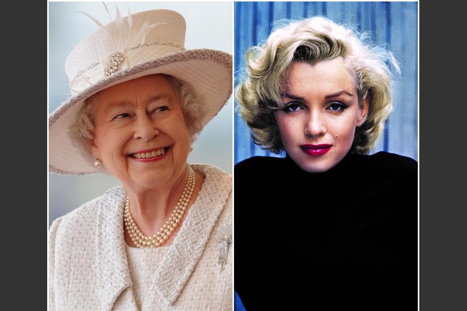 La Reina Isabel II y Marilyn Monroe tuvieron un encuentro amistoso. (Foto: archivo/Soy502)