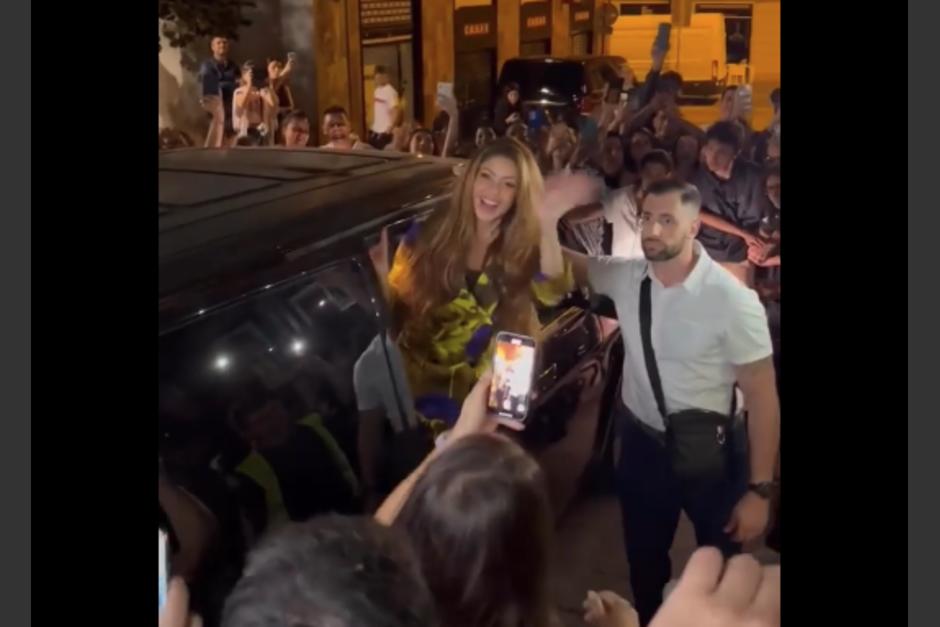 El guardaespaldas de Shakira se volvió viral por su físico. (Foto: captura de pantalla)&nbsp;