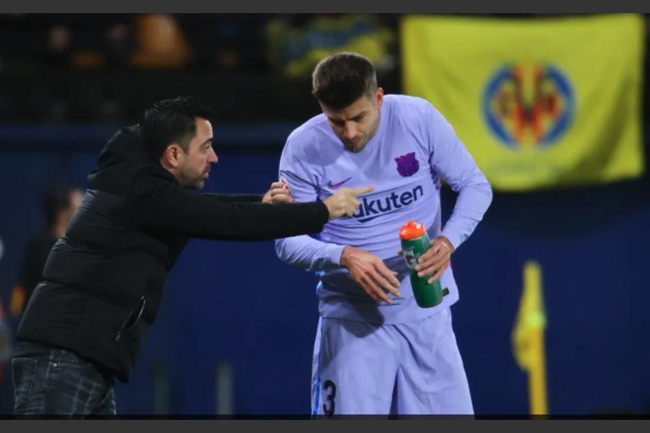 Xavi lanz&oacute; contundente mensaje a Piqu&eacute; por quejarse de la falta de minutos. (Foto: AFP)