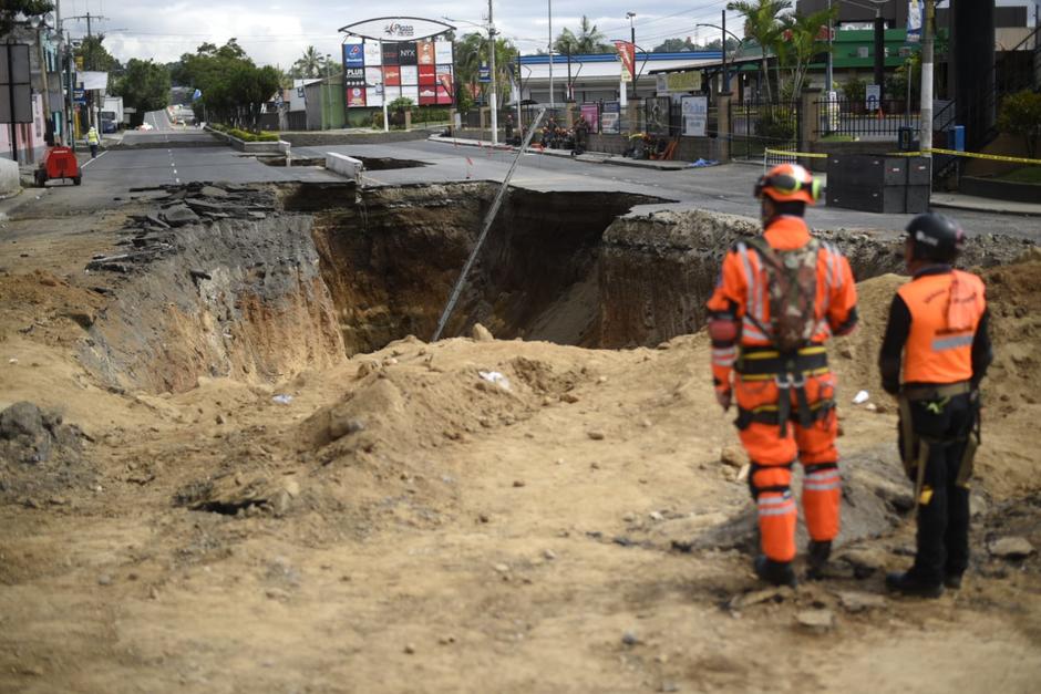 Las labores de rescate continúan en el área en busca de dos personas que se encuentran extraviadas. (Foto: Wilder López/Soy502)